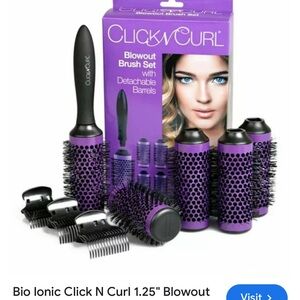 Click N Curl blowout brush set